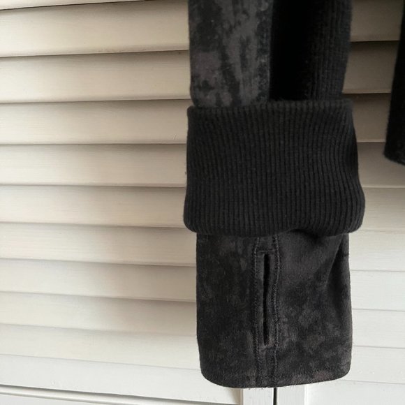 Lululemon To Class Jacket black & grey tie dye size 4 rare - Picture 4 of 14